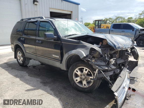 2006 Ford Explorer XLT with VIN 1FMEU73E66UA11365, listed as a Copart auction lot 60799785 with 114,152 mi miles and Salvage title. Bid and sale history available at DreamBid. Image 4.