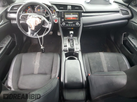 2019 Honda Civic Sport with VIN 2HGFC2F80KH583583, listed as a Copart auction lot 72145774 with 61,228 mi miles and Salvage title. Bid and sale history available at DreamBid. Image 8.