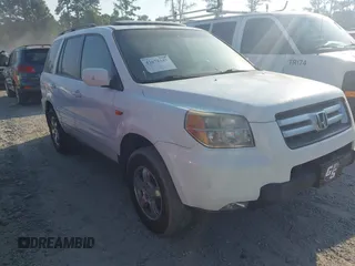 2008 Honda Pilot EX-L with VIN 5FNYF28768B010740, listed as a IAAI auction lot 42678347 with 109,118 mi miles and . Bid and sale history available at DreamBid. Image 1.