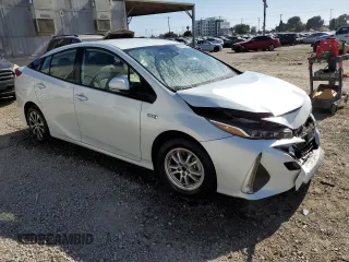 2021 Toyota Prius LE with VIN JTDKAMFPXM3193991, listed as a Copart auction lot 61435725 with 78,322 mi miles and Salvage title. Bid and sale history available at DreamBid. Image 4.