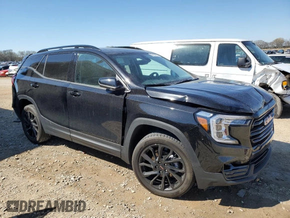 2024 GMC Terrain SLT with VIN 3GKALVEG5RL276774, listed as a Copart auction lot 50169455 with 10,409 mi miles and Salvage title. Bid and sale history available at DreamBid. Image 4.