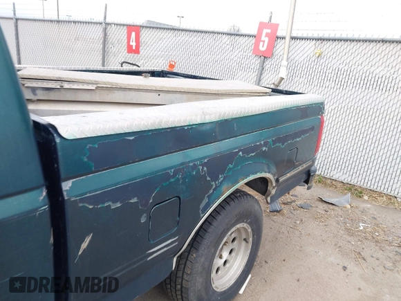 1993 Ford F-150 with VIN 1FTEX14N7PKB77883, listed as a IAAI auction lot 41820965 with 258,043 mi miles. Bid and sale history available at carsss.com. Image 6.