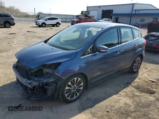 2018 Ford C-Max Titanium z VIN 1FADP5DU3JL101787, wystawiony jako Copart lot #54518035 z przebiegiem 132 895 mil mil oraz Czysty tytuł • Clean title. Historia ofert i sprzedaży dostępna na DreamBid. Obrazek 1.