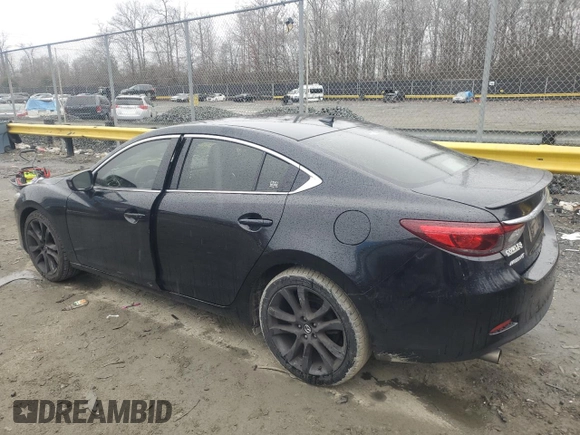 2016 Mazda 6 i Grand Touring with VIN JM1GJ1W53G1475036, listed as a Copart auction lot 86428734 with 123,416 mi miles and Salvage Title. Bid and sale history available at DreamBid. Image 2.