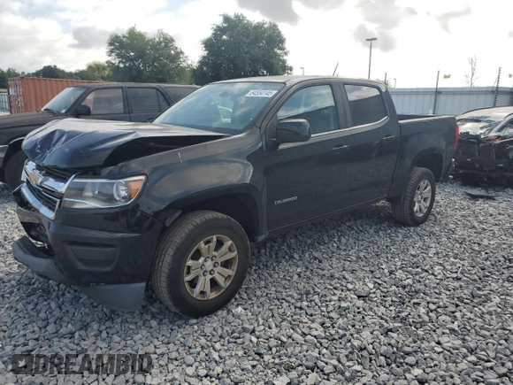 2018 Chevrolet Colorado 2WD LT with VIN 1GCGSCEN1J1315786, listed as a Copart auction lot 54554145 with 86,003 mi miles and Salvage Title. Bid and sale history available at DreamBid. Image 1.