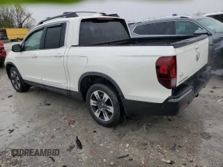 2017 Honda Ridgeline RTL-T with VIN 5FPYK2F68HB008114, listed as a Copart auction lot 51349455 with 146,058 mi miles and Salvage title. Bid and sale history available at DreamBid. Image 2.