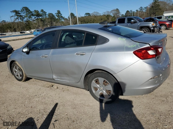 2018 Chevrolet Cruze LS with VIN 1G1BC5SM2J7138265, listed as a Copart auction lot 47418145 with 129,927 mi miles and Salvage Title. Bid and sale history available at carsss.com. Image 2.