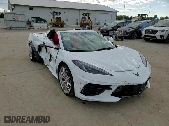 2021 Chevrolet Corvette 3LT with VIN 1G1YC3D45M5103473, listed as a Copart auction lot 72562414 with 7,190 mi miles and Salvage title. Bid and sale history available at DreamBid. Image 11.