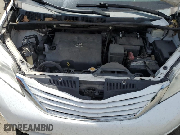 2015 Toyota Sienna LE AAS with VIN 5TDKK3DC5FS579839, listed as a Copart auction lot 54188505 with 189,960 mi miles and Salvage Title. Bid and sale history available at DreamBid. Image 12.