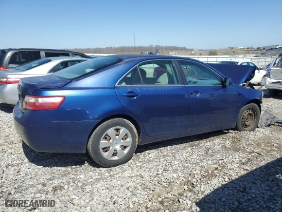2007 Toyota Camry CE with VIN 4T1BE46K67U075603, listed as a Copart auction lot 49376665 with 0 mi miles and Salvage Title. Bid and sale history available at carsss.com. Image 3.