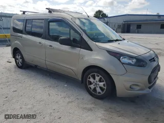 2015 Ford Transit Connect Wagon XLT with VIN NM0GS9F77F1185066, listed as a Copart auction lot 52049115 with 85,359 mi miles and Salvage Title. Bid and sale history available at carsss.com. Image 4.