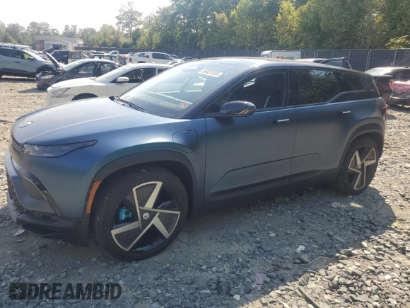 2023 Fisker Ocean One z VIN VCF1ZBU22PG003114, wystawiony jako Copart lot #69451534 z przebiegiem 4 248 mil mil oraz Szkoda całkowita • Salvage title. Historia ofert i sprzedaży dostępna na DreamBid. Obrazek 1.