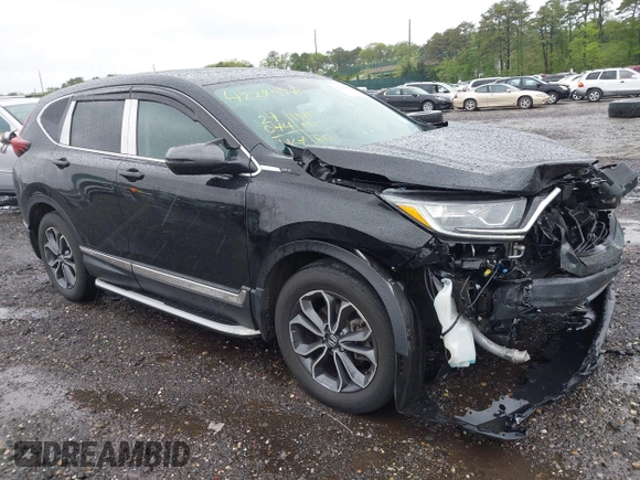 2021 Honda CR-V EX-L with VIN 5J6RW2H87ML011376, listed as a IAAI auction lot 42284990 with 24,044 mi miles and . Bid and sale history available at DreamBid. Image 1.