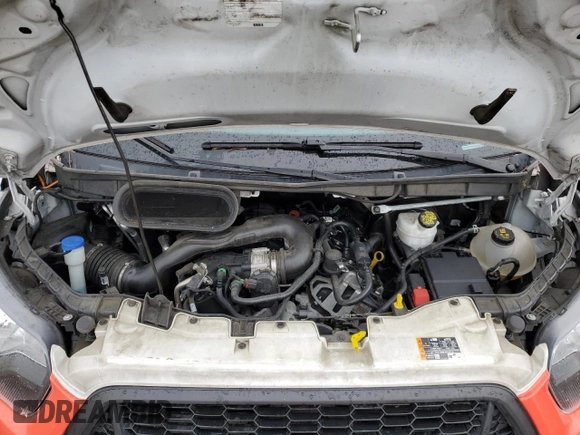 2022 Ford Transit Cargo with VIN 1FTBW3X89NKA31604, listed as a Copart auction lot 43710745 with 52,329 mi miles and Salvage title. Bid and sale history available at DreamBid. Image 12.