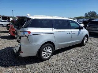 2018 Kia Sedona EX with VIN KNDMC5C12J6346656, listed as a Copart auction lot 48195155 with Not Provided miles and Salvage Title. Bid and sale history available at carsss.com. Image 3.