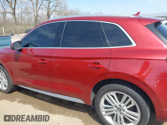 2018 Audi Q5 Premium Plus with VIN WA1BNAFYXJ2077049, listed as a IAAI auction lot 41908063 with 106,215 mi miles. Bid and sale history available at carsss.com. Image 14.