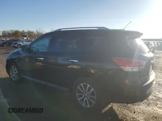 2016 Nissan Pathfinder Platinum with VIN 5N1AR2MN1GC615298, listed as a Copart auction lot 80783834 with 72,877 mi miles and Salvage Title. Bid and sale history available at carsss.com. Image 2.