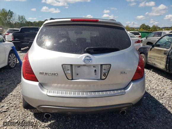 2006 Nissan Murano S with VIN JN8AZ08T86W407194, listed as a Copart auction lot 72197224 with 169,256 mi miles and Salvage Title. Bid and sale history available at carsss.com. Image 6.