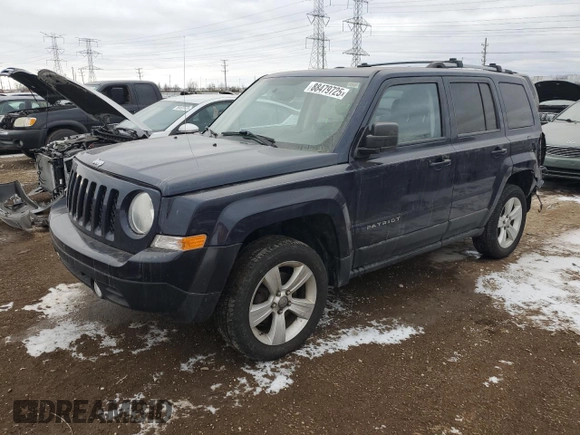 2012 Jeep Patriot Limited with VIN 1C4NJRCB6CD625388, listed as a Copart auction lot 88479725 with 128,570 mi miles and Salvage Title. Bid and sale history available at carsss.com. Image 1.