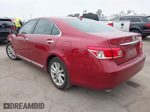 2012 Lexus ES with VIN JTHBK1EG5C2506624, listed as a IAAI auction lot 42038822 with 98,326 mi miles. Bid and sale history available at carsss.com. Image 3.