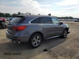 2019 Acura MDX with VIN 5J8YD3H35KL013093, listed as a Copart auction lot 59222654 with 61,311 mi miles and Salvage Title. Bid and sale history available at carsss.com. Image 3.