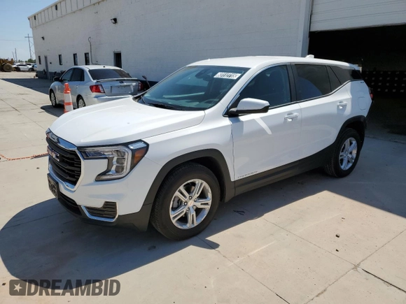 2024 GMC Terrain SLE with VIN 3GKALTEG9RL369589, listed as a Copart auction lot 63112715 with 24,852 mi miles and Clean title. Bid and sale history available at DreamBid. Image 1.