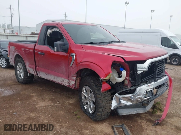 2021 Ford F-150 XL z VIN 1FTMF1E50MKD94460, wystawiony jako IAAI lot #41179111 z przebiegiem 72 256 mil mil oraz . Historia ofert i sprzedaży dostępna na DreamBid. Obrazek 1.