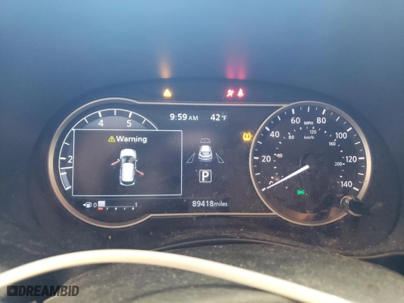 2018 Nissan Kicks SV with VIN 3N1CP5CU9JL525473, listed as a Copart auction lot 47134825 with 89,418 mi miles and Salvage Title. Bid and sale history available at carsss.com. Image 9.
