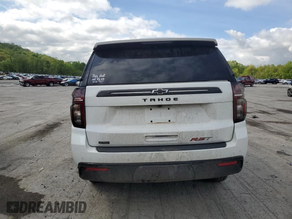 2023 Chevrolet Tahoe RST with VIN 1GNSKRKD4PR208337, listed as a Copart auction lot 56001845 with 30,127 mi miles and Salvage title. Bid and sale history available at DreamBid. Image 6.