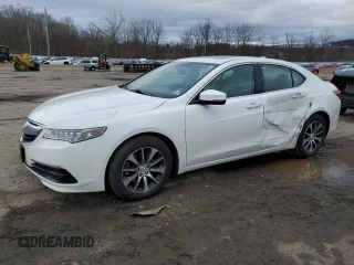 2017 Acura TLX with VIN 19UUB1F37HA002676, listed as a Copart auction lot 48238855 with 110,143 mi miles and Salvage Title. Bid and sale history available at carsss.com. Image 1.