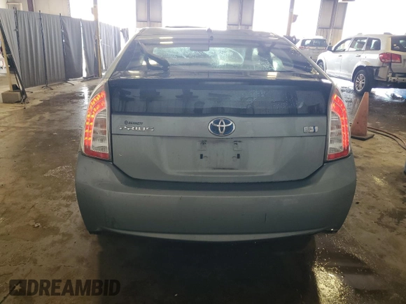 2014 Toyota Prius Four with VIN JTDKN3DU5E1750987, listed as a Copart auction lot 61462325 with 67,808 mi miles and Salvage title. Bid and sale history available at DreamBid. Image 6.