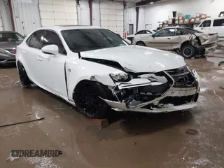 2016 Lexus IS 350 z VIN JTHBE1D21G5025397, wystawiony jako IAAI lot #41607880 z przebiegiem 123 087 mil mil oraz . Historia ofert i sprzedaży dostępna na DreamBid. Obrazek 1.