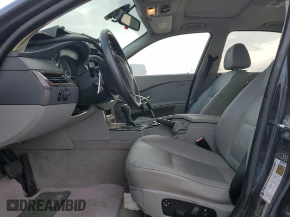 2005 BMW 5 Series 530i with VIN WBANA73505CR58495, listed as a Copart auction lot 81512884 with Not Provided miles and Clean Title. Bid and sale history available at DreamBid. Image 7.