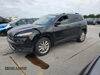 2016 Jeep Cherokee Limited with VIN 1C4PJLDS0GW217158, listed as a Copart auction lot 53044934 with 123,077 mi miles and Salvage Title. Bid and sale history available at carsss.com. Image 1.