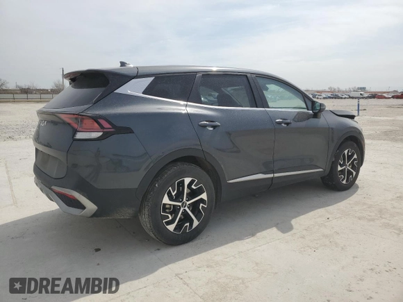 2023 Kia Sportage EX with VIN 5XYK33AF8PG100436, listed as a Copart auction lot 47964705 with 22,824 mi miles and Salvage Title. Bid and sale history available at carsss.com. Image 3.