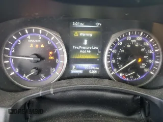 2015 Infiniti Q50 with VIN JN1BV7AR7FM420388, listed as a Copart auction lot 45231595 with 90,259 mi miles and Salvage Title. Bid and sale history available at DreamBid. Image 9.