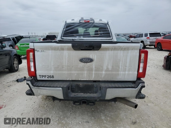 2024 Ford Super Duty F-250 SRW XL with VIN 1FT7W2BN2RED65099, listed as a Copart auction lot 46149515 with 15,171 mi miles and Salvage Title. Bid and sale history available at carsss.com. Image 6.