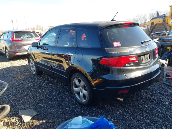 2007 Acura RDX with VIN 5J8TB18257A005378, listed as a IAAI auction lot 41431266 with 195,077 mi miles. Bid and sale history available at carsss.com. Image 3.