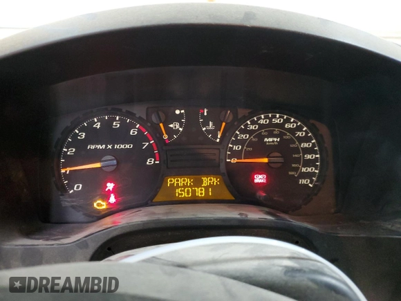 2006 Chevrolet Colorado Work Truck z VIN 1GCCS148268238603, wystawiony jako Copart lot #41386645 z przebiegiem 150 781 mil mil oraz Szkoda całkowita • Salvage title. Historia ofert i sprzedaży dostępna na DreamBid. Obrazek 9.