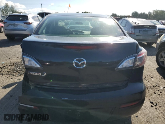 2013 Mazda 3 i SV with VIN JM1BL1TG0D1836891, listed as a Copart auction lot 54193525 with 124,049 mi miles and Salvage title. Bid and sale history available at DreamBid. Image 6.
