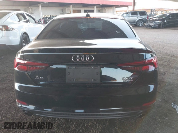 2018 Audi A5 Premium Plus with VIN WAUTNAF55JA021491, listed as a IAAI auction lot 41929353 with 102,703 mi miles and . Bid and sale history available at DreamBid. Image 17.