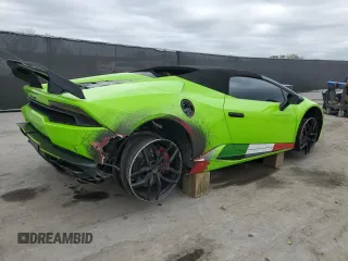 2017 Lamborghini Huracan LP 610-4 с VIN ZHWUR1ZF7HLA05866, выставлен на аукционе Copart как лот 44950255 с пробегом 18 205 миль миль и Списание • Salvage title. История ставок и продаж доступна на DreamBid. Изображение 3.