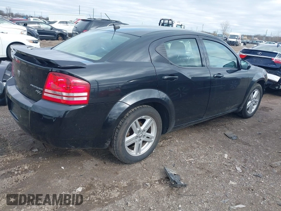 2010 Dodge Avenger R/T with VIN 1B3CC5FB0AN235627, listed as a IAAI auction lot 41922815 with 110,122 mi miles and . Bid and sale history available at DreamBid. Image 4.