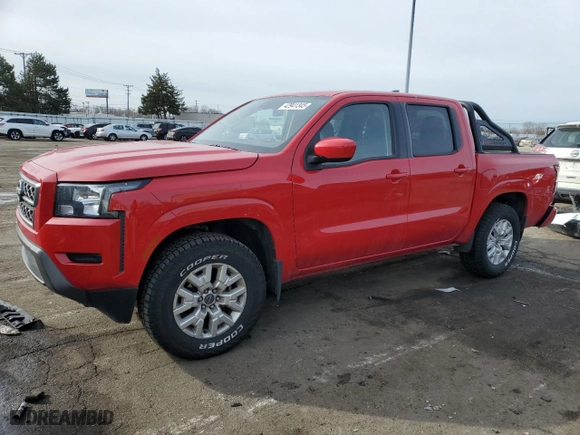 2022 Nissan Frontier PRO-4X with VIN 1N6ED1EK4NN672872, listed as a Copart auction lot 42941345 with 17,044 mi miles and Salvage Title. Bid and sale history available at carsss.com. Image 1.
