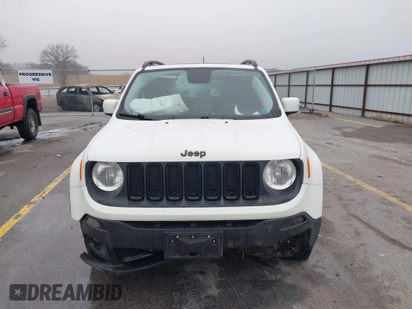 2017 Jeep Renegade Latitude with VIN ZACCJBBB3HPE71456, listed as a IAAI auction lot 41202372 with 72,552 mi miles. Bid and sale history available at carsss.com. Image 12.