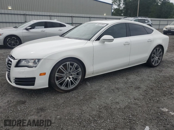 2014 Audi A7 3.0 Premium Plus with VIN WAUWGAFC5EN007403, listed as a Copart auction lot 66097684 with 147,653 mi miles and Salvage Title. Bid and sale history available at carsss.com. Image 1.