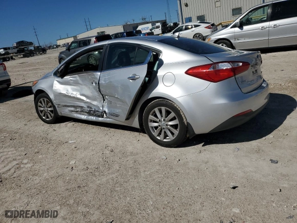 2014 Kia Forte EX with VIN KNAFX4A85E5180990, listed as a Copart auction lot 47275635 with 102,026 mi miles and Salvage Title. Bid and sale history available at carsss.com. Image 2.
