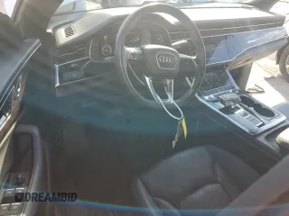 2021 Audi Q8 Premium Plus with VIN WA1EVAF16MD014460, listed as a Copart auction lot 83991764 with 53,464 mi miles and Salvage title. Bid and sale history available at DreamBid. Image 8.