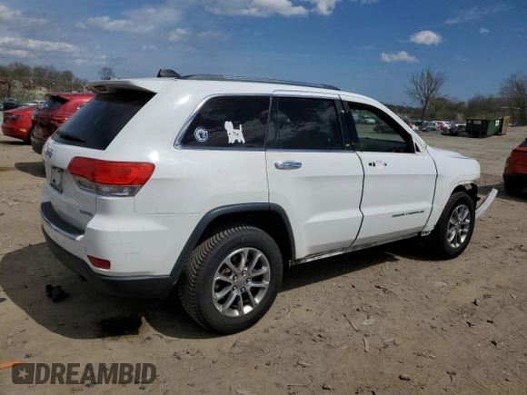 2015 Jeep Grand Cherokee Limited with VIN 1C4RJFBG2FC804034, listed as a Copart auction lot 50902885 with 214,544 mi miles and Salvage Title. Bid and sale history available at carsss.com. Image 3.