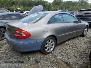 2004 Mercedes-Benz CLK 320 with VIN WDBTJ65J74F111113, listed as a Copart auction lot 67283254 with 107,274 mi miles and Salvage Title. Bid and sale history available at carsss.com. Image 3.